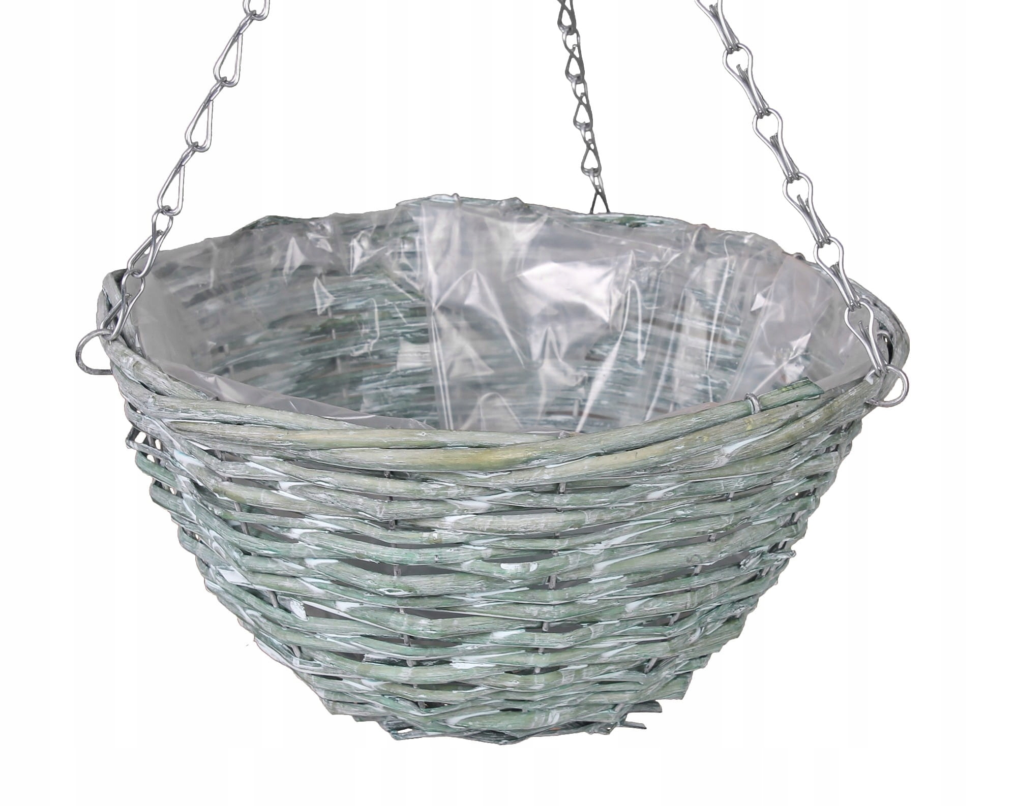 WIKLINOWY KOSZ WISZĄCY NA KWIATY 28x28x15/50 cm Marka Tin Tours