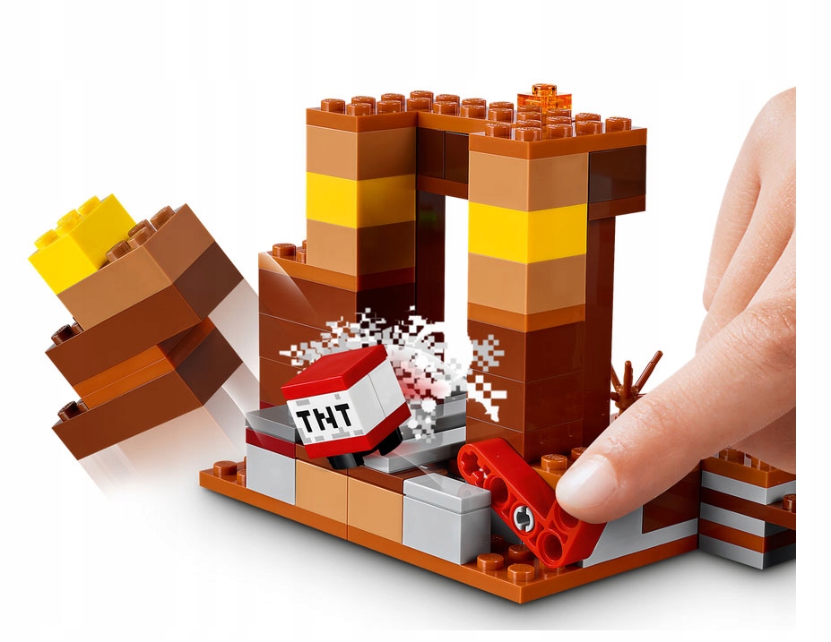 LEGO Klocki Minecraft Punkt handlowy Maincraft Liczba elementów 201 szt.