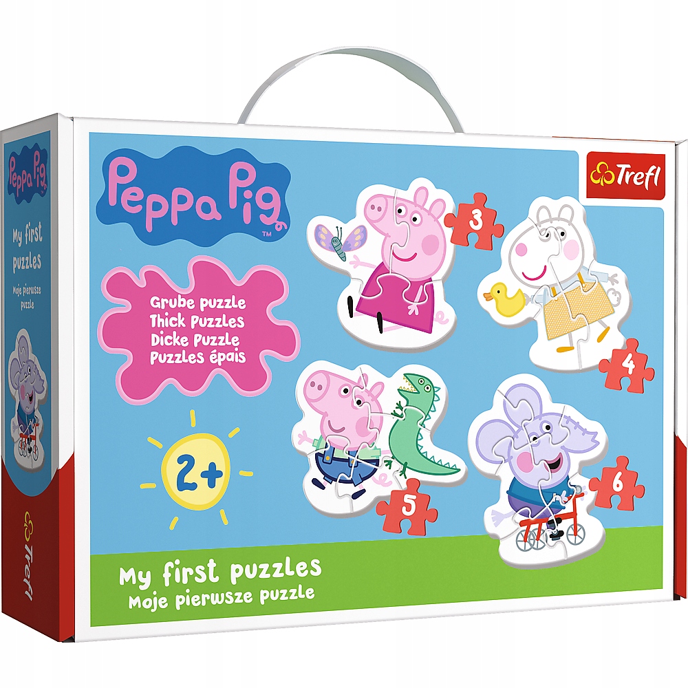 

Moje Pierwsze Puzzle Świnka Peppa 18 El Trefl 2+