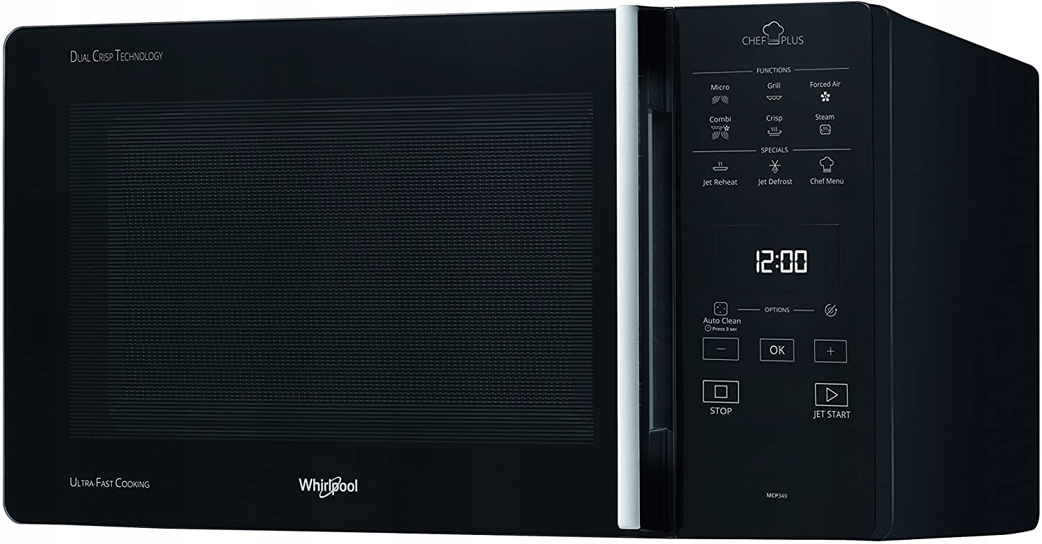 Voľne stojaca mikrovlnná rúra Whirlpool Mcp 349 Bl