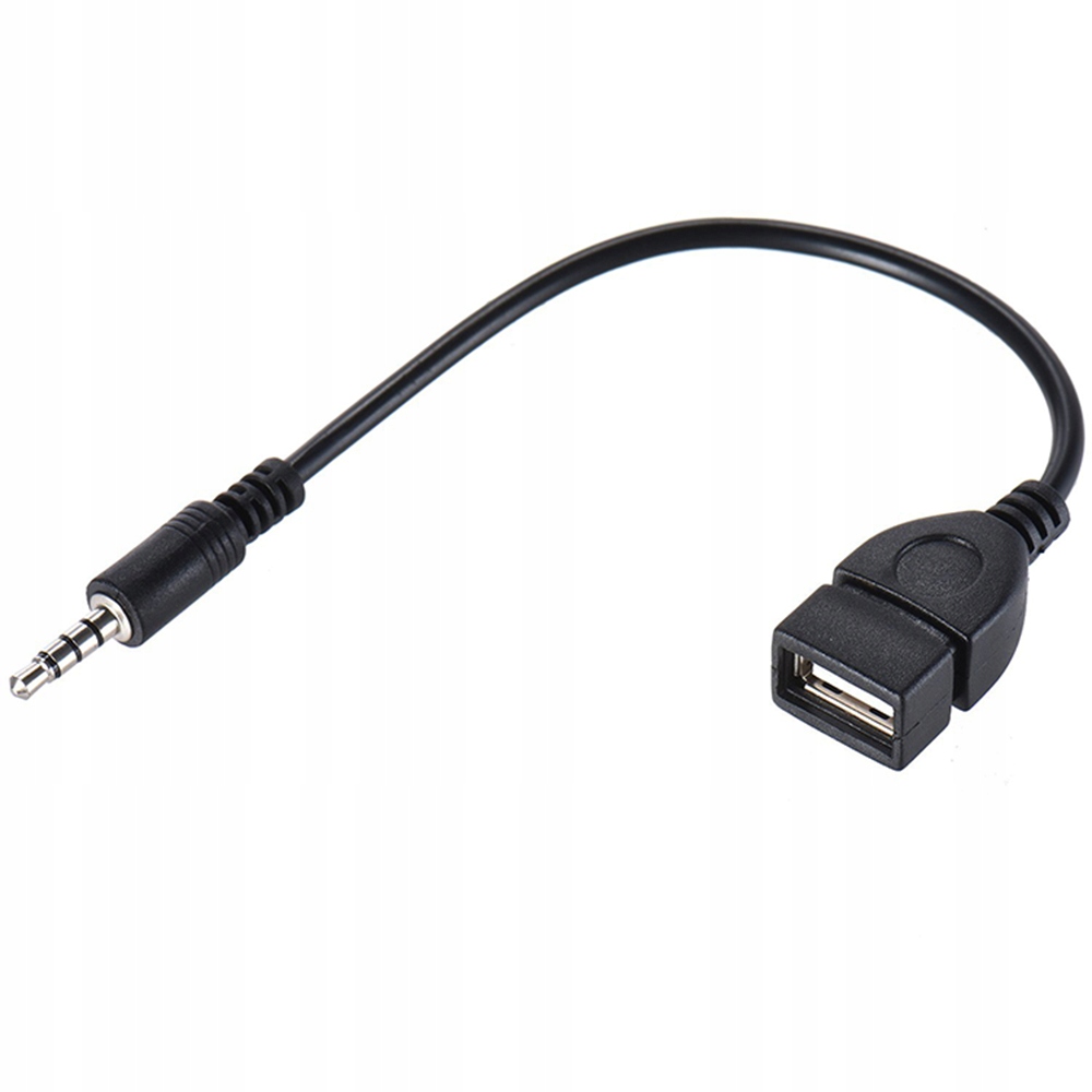 

Przejście gniazdo Usb na jack 3,5 4pin 4p AUX(2167