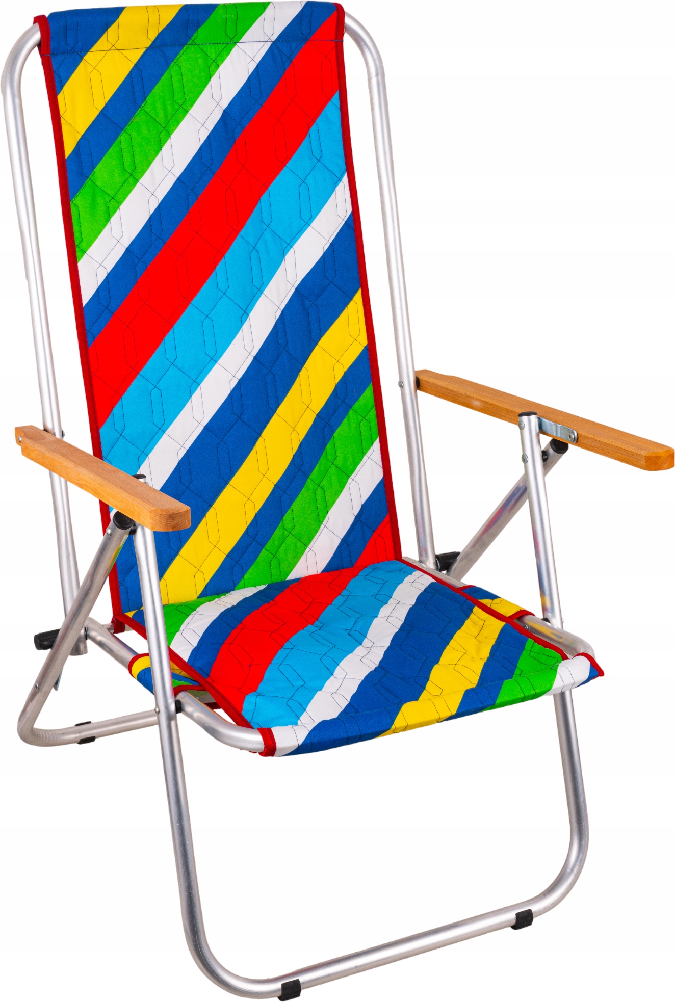 Leżak Ogrodowy Składany Fotel Rozkładany Krzesło Ogrodowe Polski 150kg