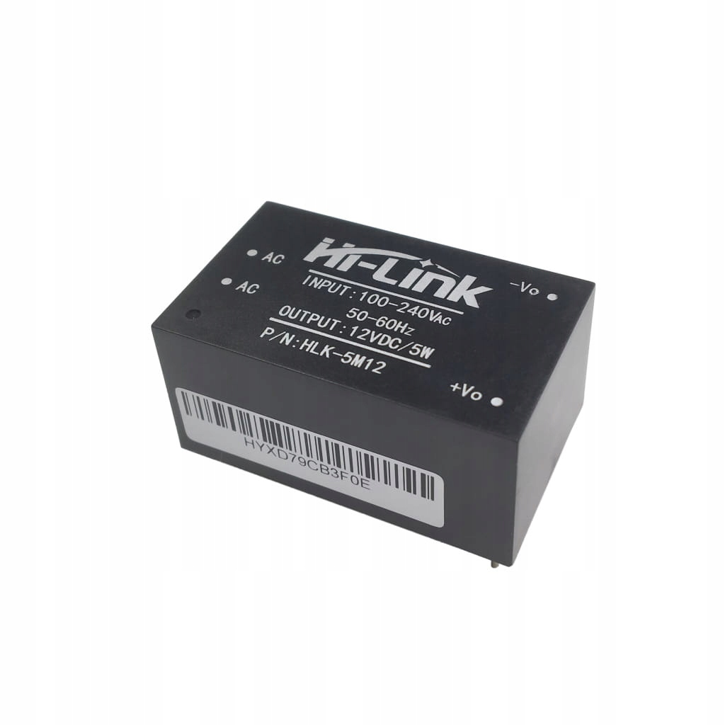 

Zasilacz 240V /12V 450mA HLK-5M12 wersja do druku