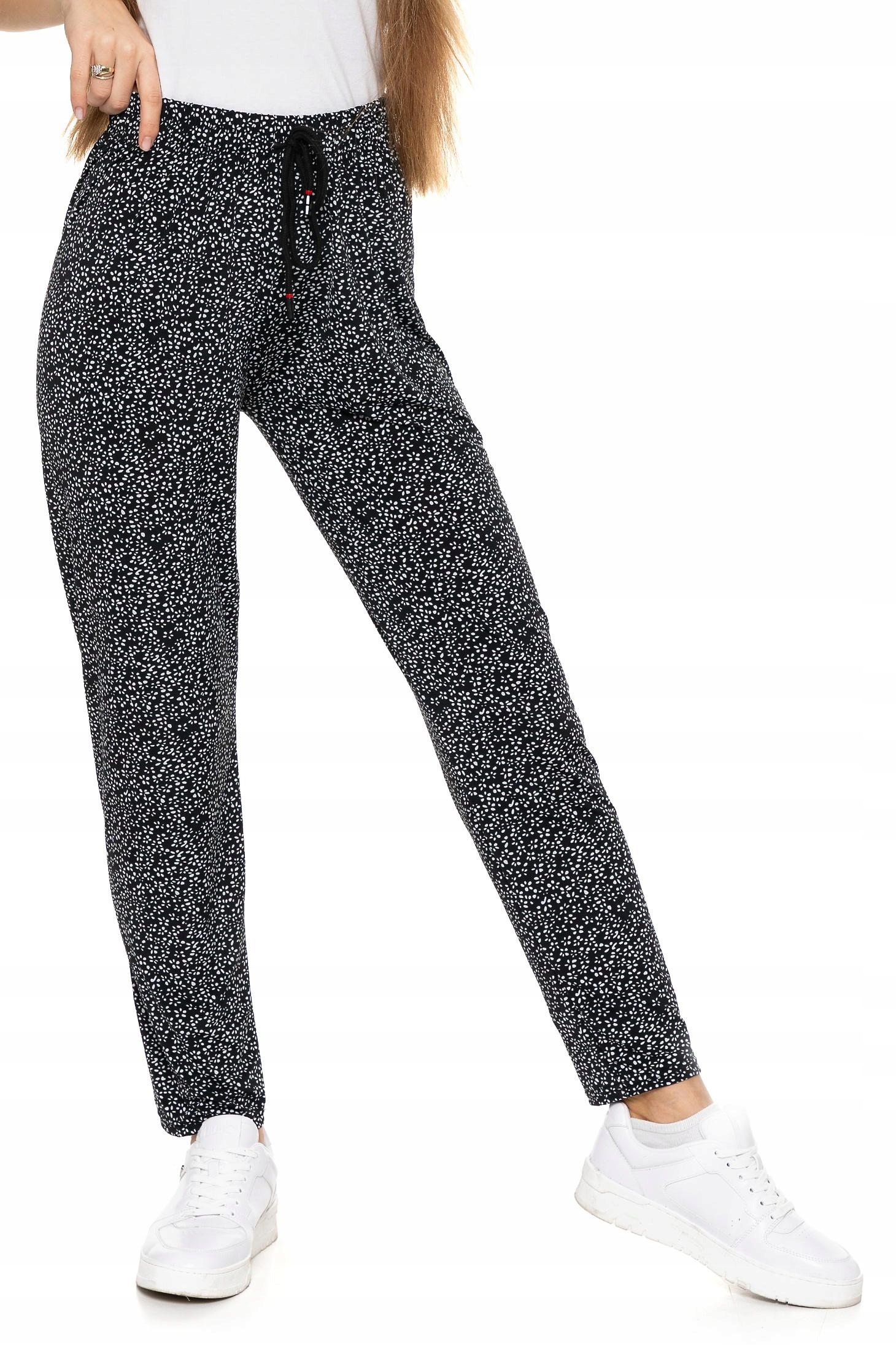 Alladynki Luźne Spodnie Damskie Haremki Proste Nogawki Pumpy L/XL MORAJ Marka Moraj