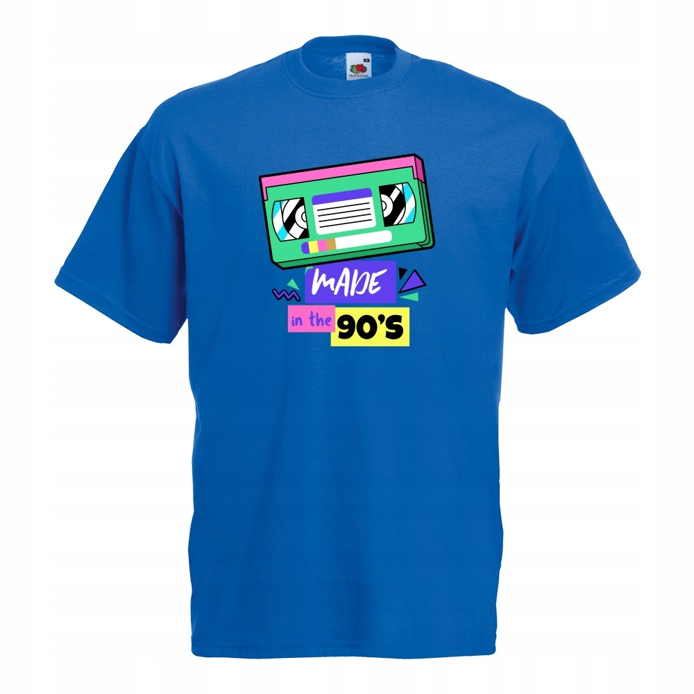 

Koszulka kaseta made in 90's XL niebieska