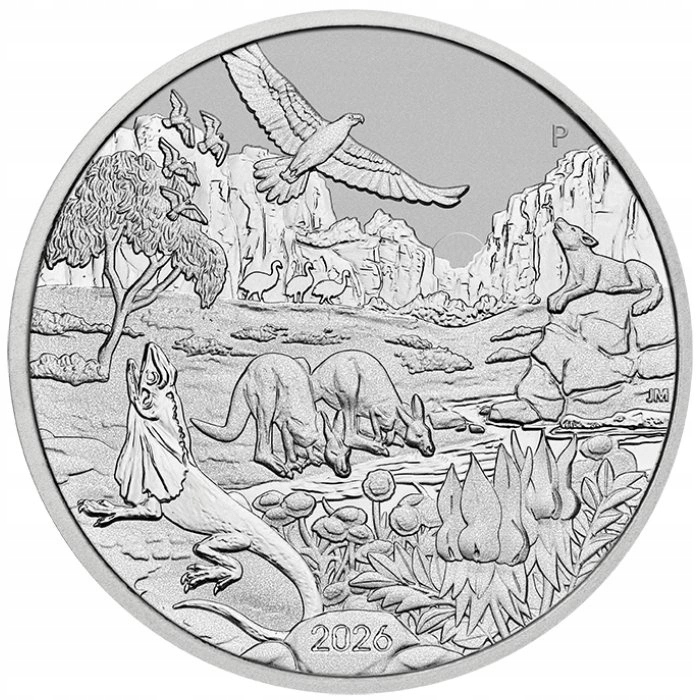 Platynowa Moneta Perth Mint: The Outback 1 uncja Platyny 2026