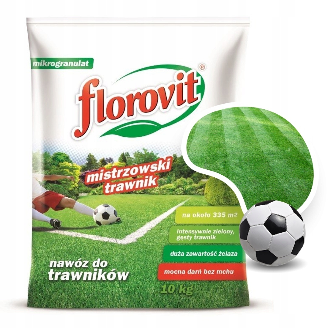 Nawóz Do Trawy Trawników Z Mchem Mistrzowski Trawnik Florovit 10KG