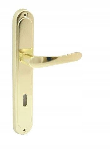 KLAMKA drzwiowa wewnętrzna NOVA MOSIĄDZ ZŁOTA SZYLD WC Marka inna