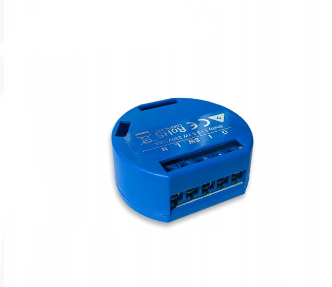 

Shelly 1 Przekaźnik 12-60V/230V WiFI Smart H