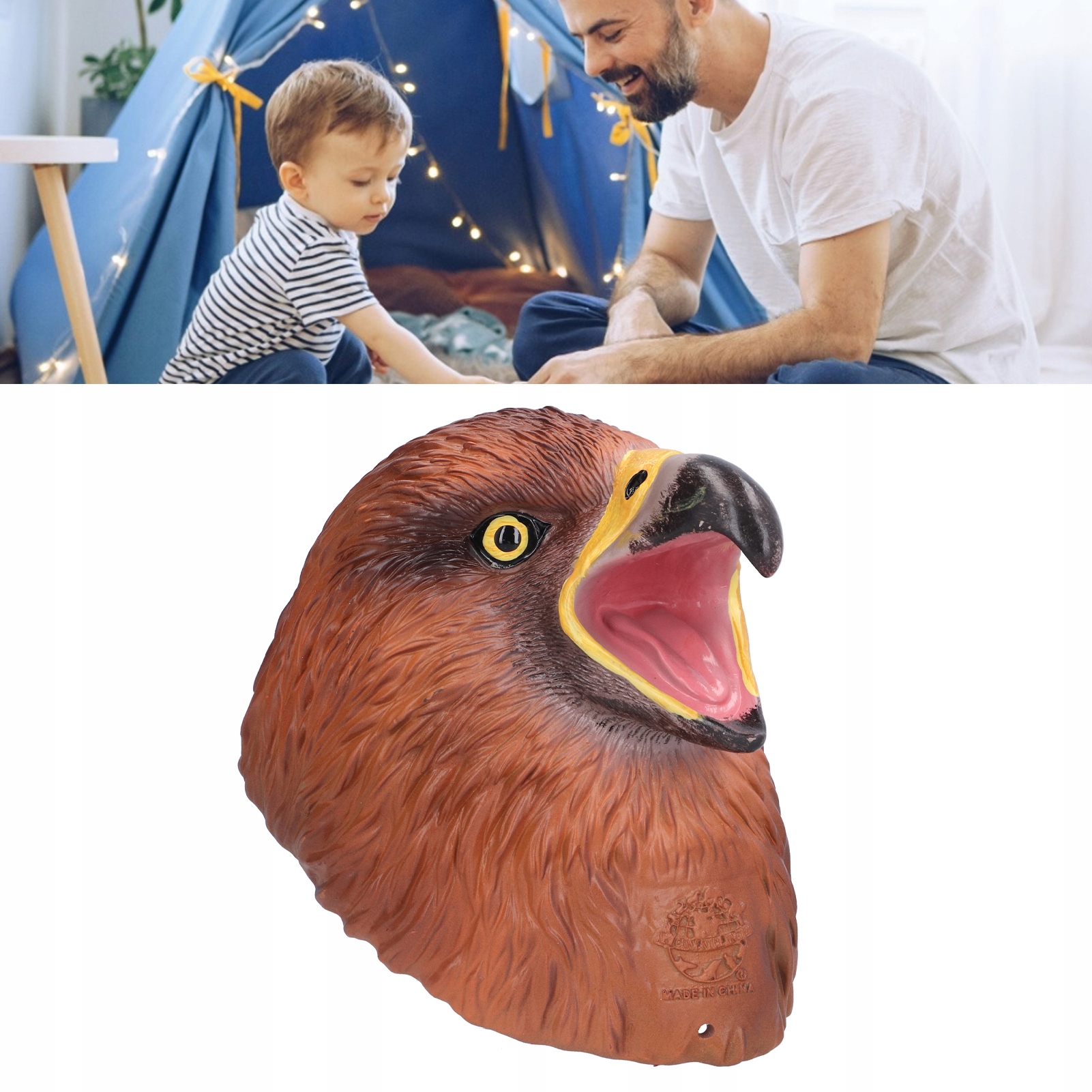 Łysy orzeł pacynka realistyczne otwarte ruchome Marka bez marki