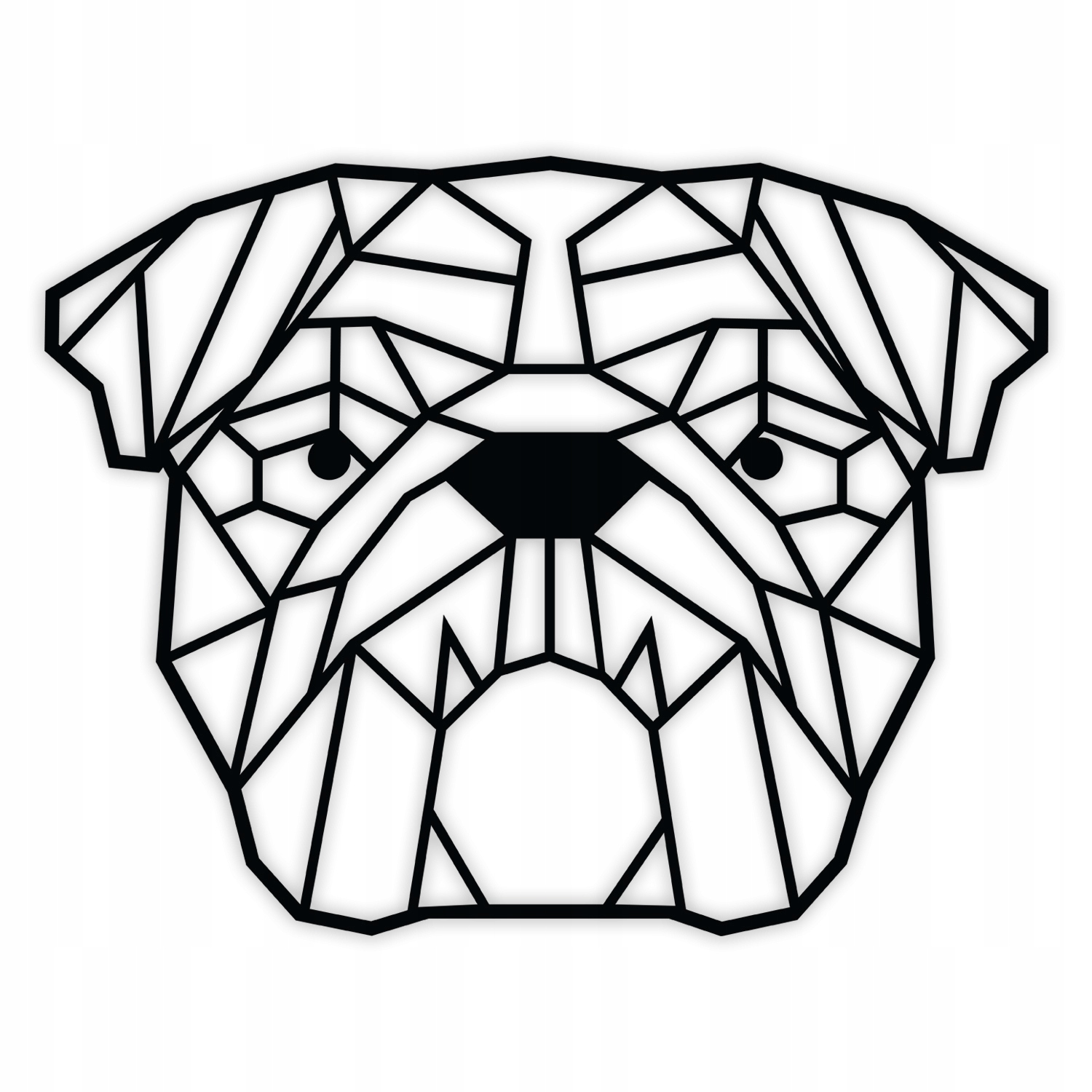 Ozdoba ścienna BULDOG ANGIELSKI PIES A309 100x78