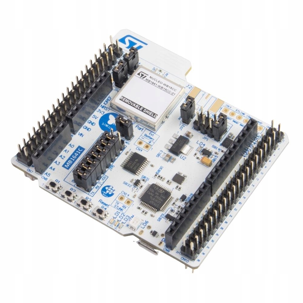 STM32 NUCLEO-WB15CC integrovaný Arm Cortex-M4/M0+ Ble