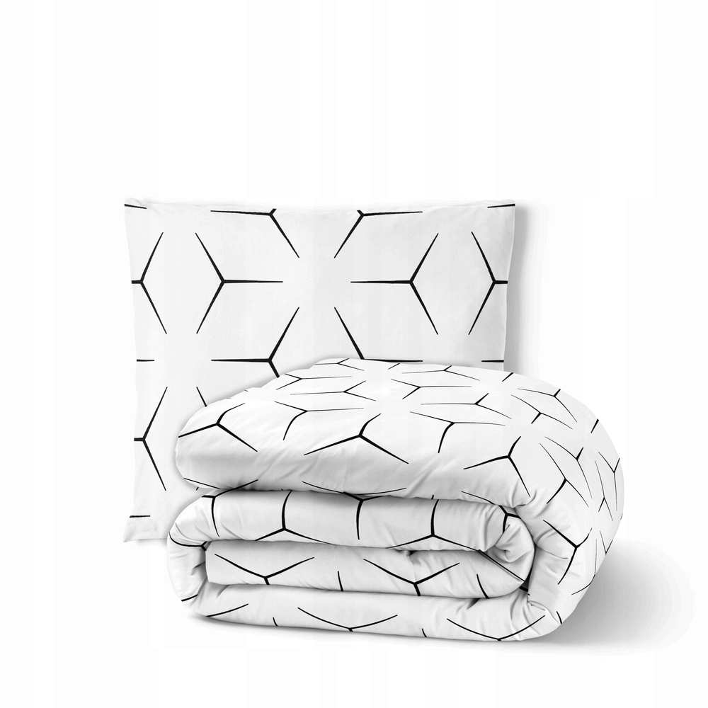 Hotelové Povlečení 160x200 1 povlak Bavlna 100%, vzor: Milano Bílo Kouzlo