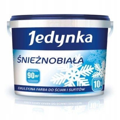 

Farba Emulsyjna Śnieżnobiała Jedynka 10L