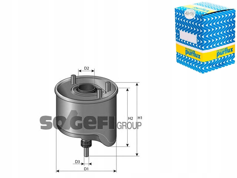 ФИОЛЕТОВЫЙ ФИЛЬТР ТОПЛИВА 190197 9672314980 1906000000