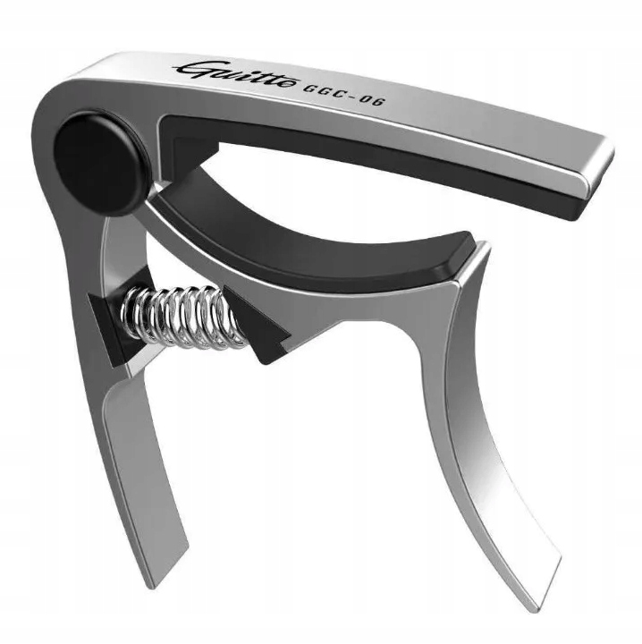 Guitto GGC-06 SL kapodaster gitarowy SREBRNY git. akustyczna i elektryczna EAN (GTIN) 6972716327402