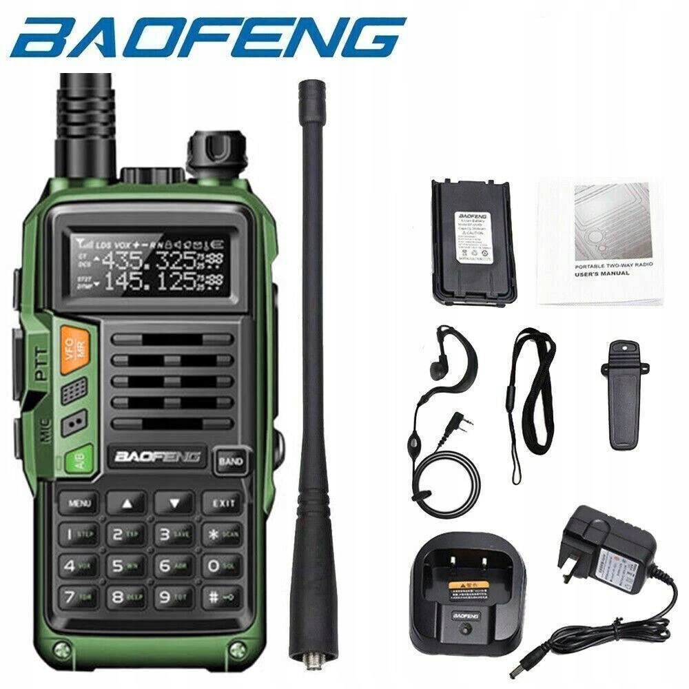 Baofeng UV-S9 Plus Krótkofalówka Skaner Policja Straż Walkie Talkie