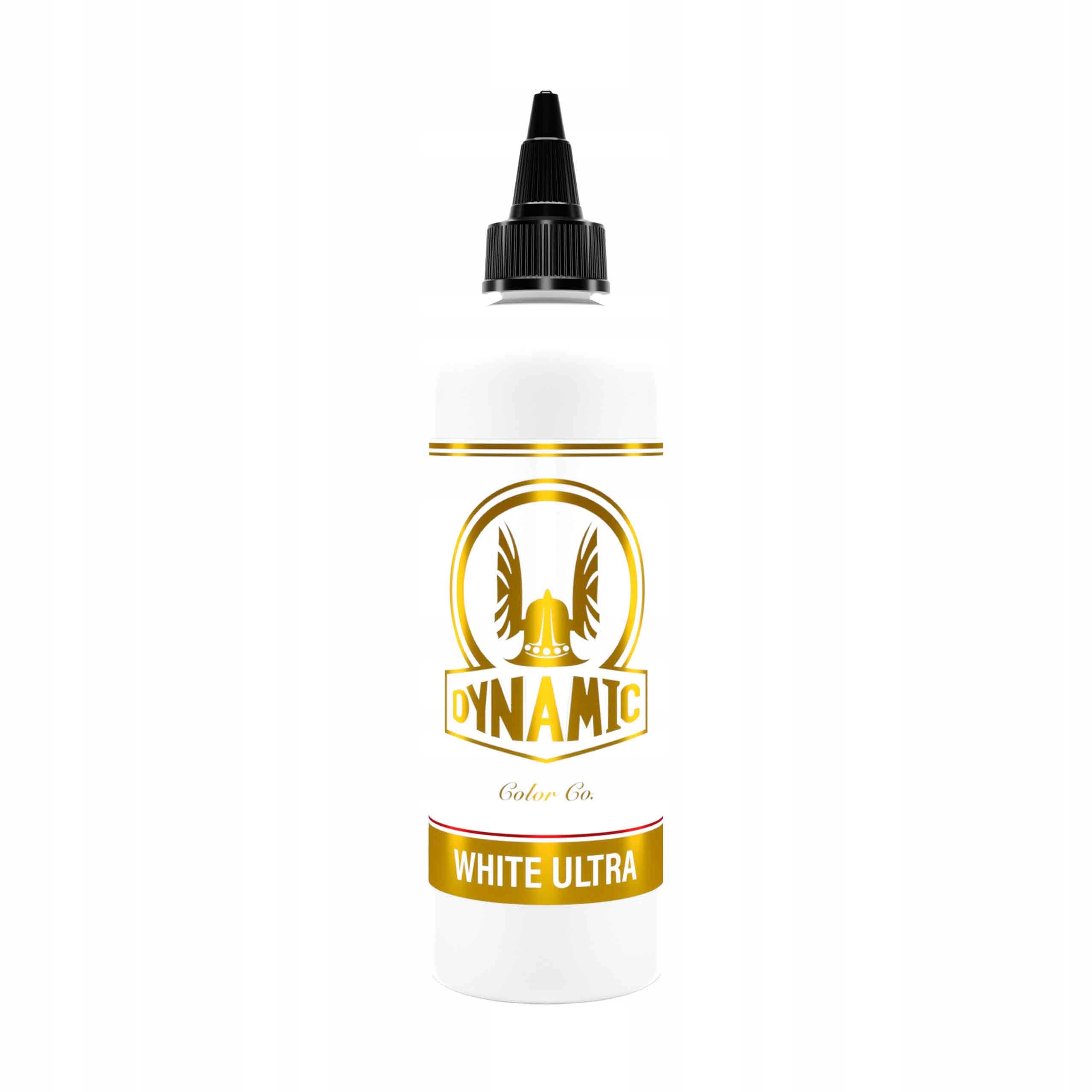 Dynamic Ultra White 240 ml Farba do tatuowania Tusz Biała Reach