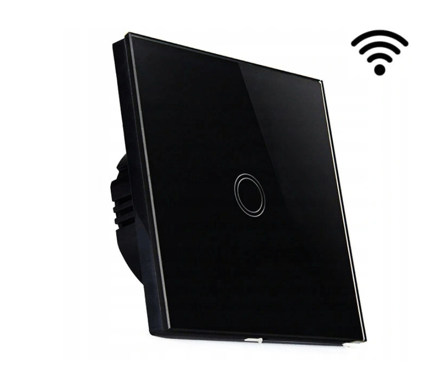 

Włącznik ścienny dotyk Led szklany pojedynczy Wifi