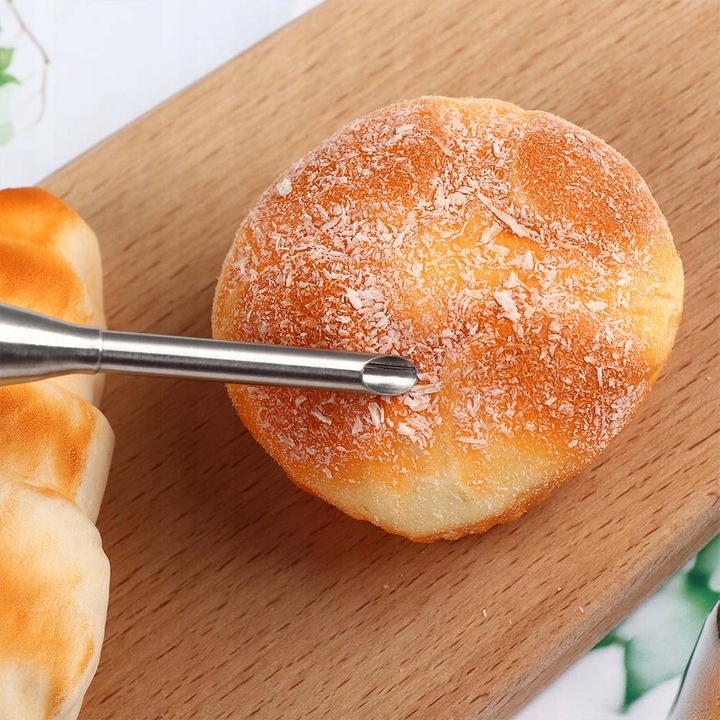 SZPRYCA TYLKA IGLA DO PĄCZKÓW CIAST RUREK MUFFINEK ZESTAW DUŻA + MAŁA #64 Długość 8.5 cm