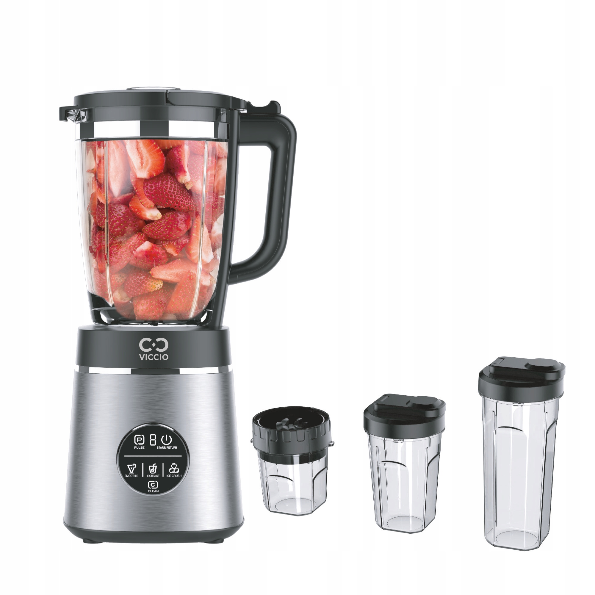 Stolní mixér 3 nádoby, Výkonný 1400W Viccio BLDL9710C