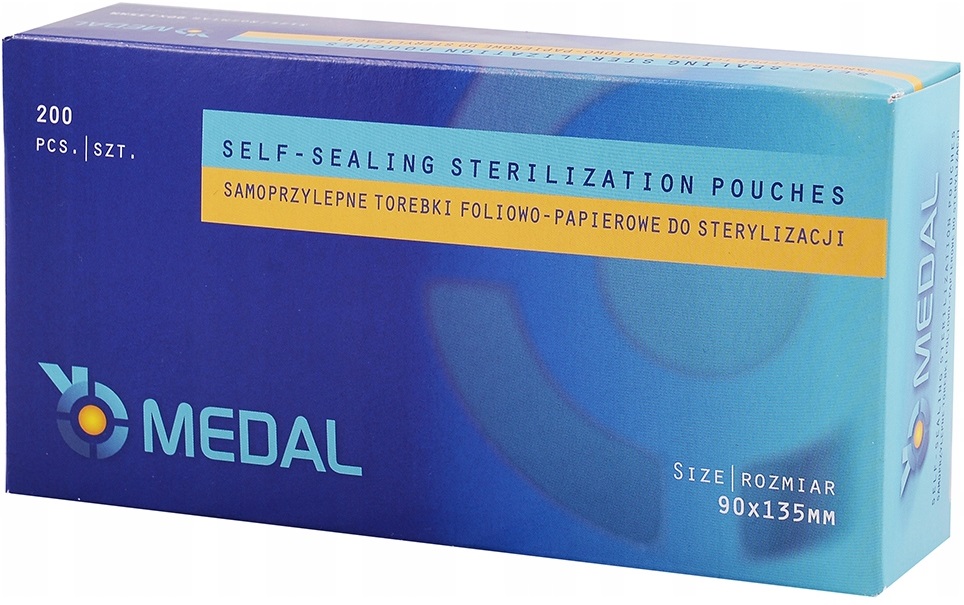 

Torebki Do Sterylizacji 90x135mm Medal 200szt