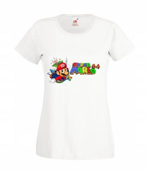 

Damska Koszulka Super Mario Bros Wzory