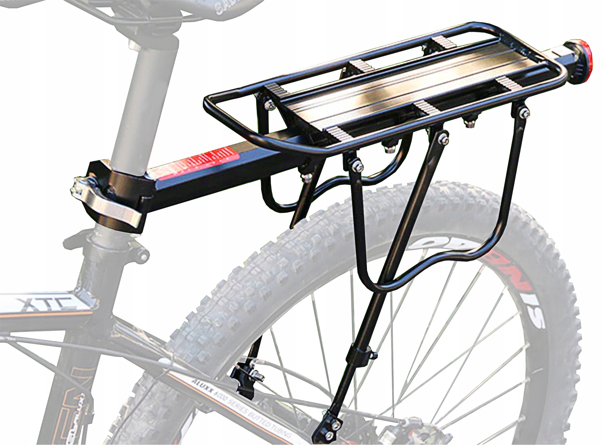 

Bagażnik Rowerowy Tylny Aluminium Uniwersalny 50KG