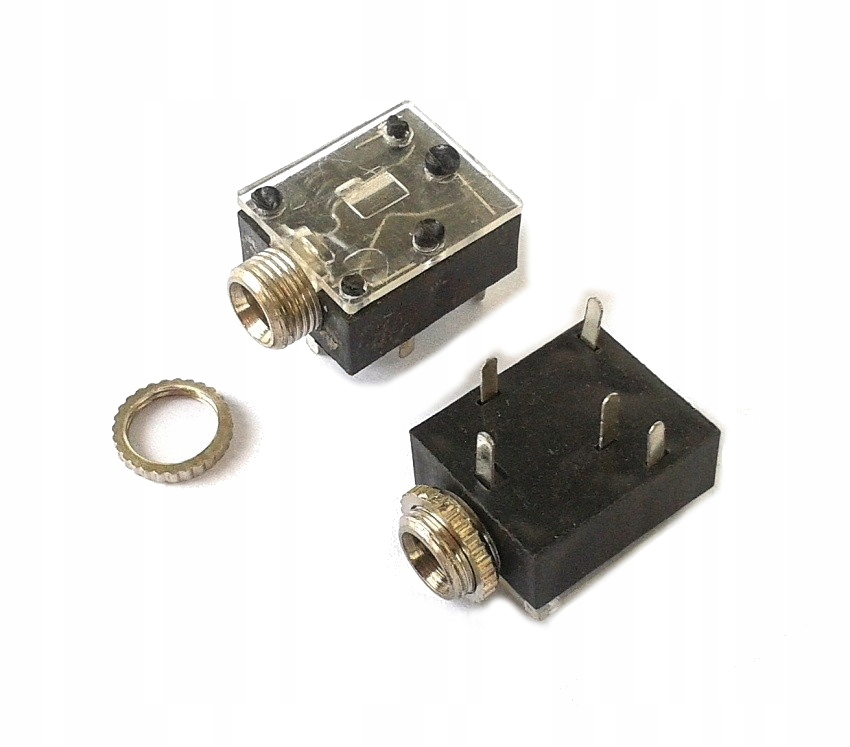 

Gniazdo mini jack 3,5 stereo montażowe do obudowy