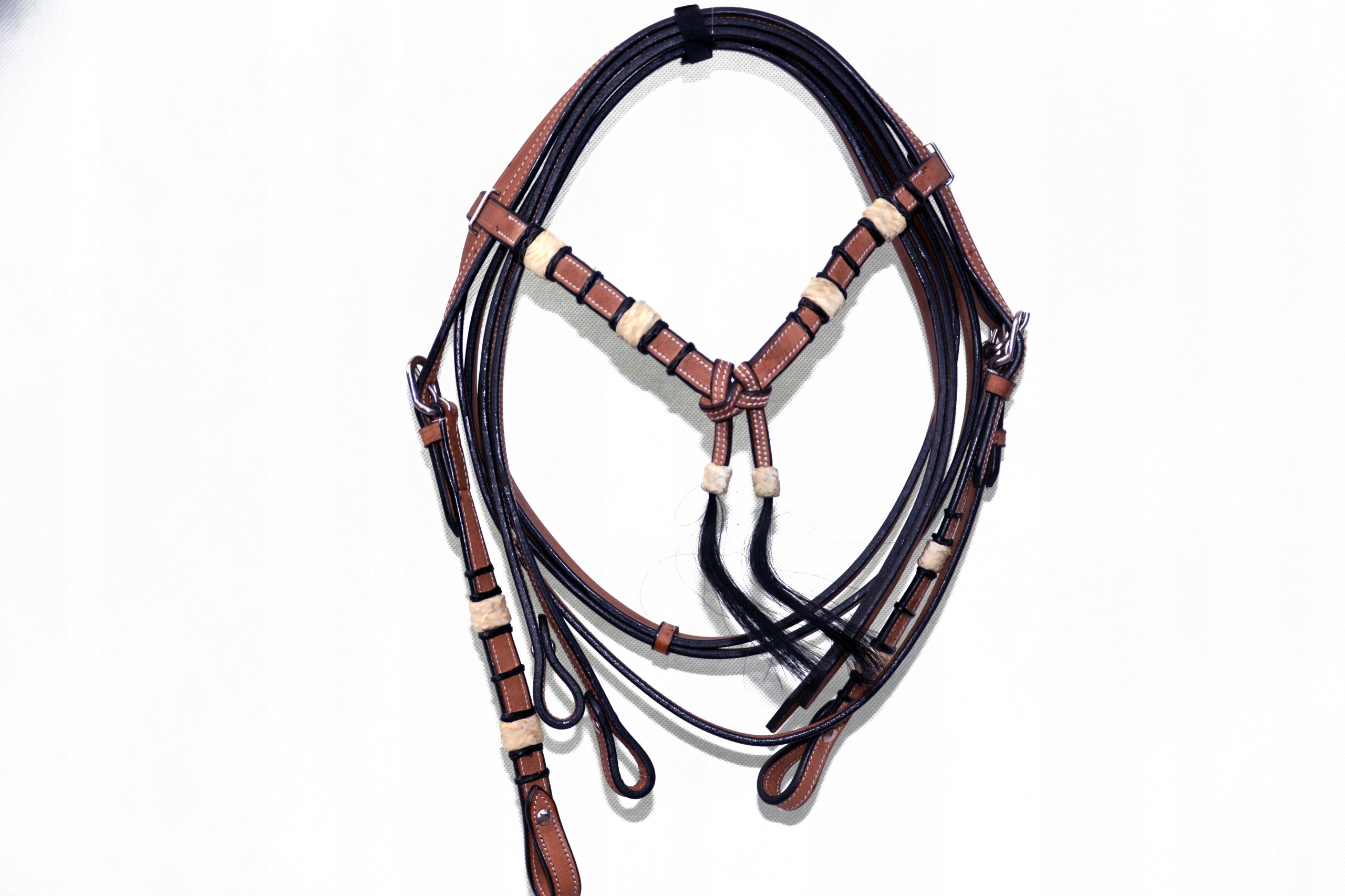 OGŁOWIE WESTERN Z USA+ WODZE ROZ. Full Marka bez marki