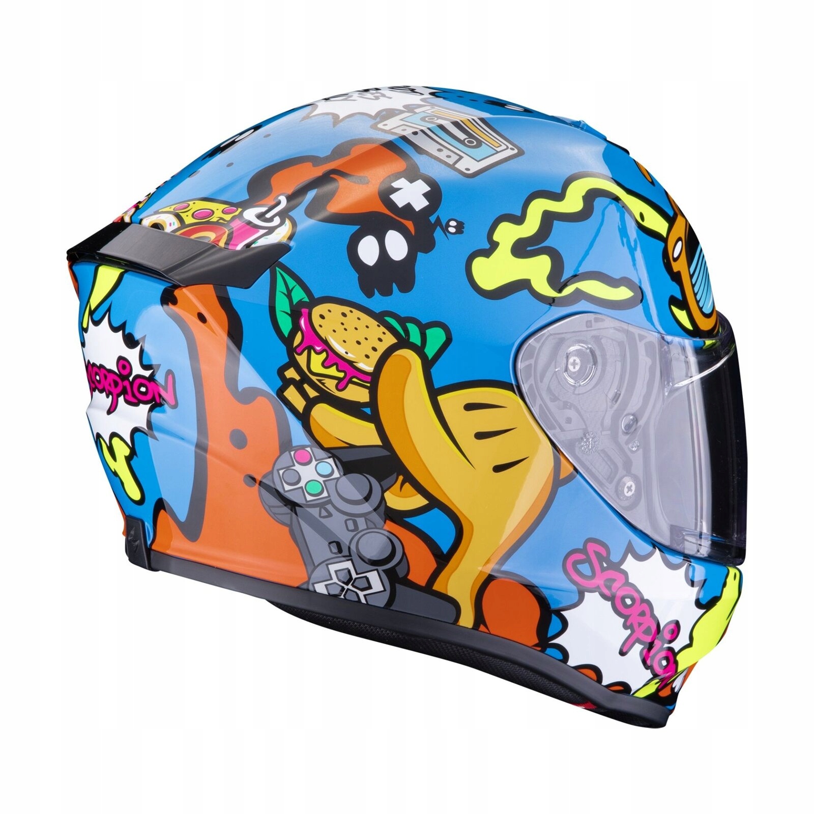 SCORPION KASK EXO-JNR AIR FUN BLUE-ORANGE M Producent Scorpion Exo