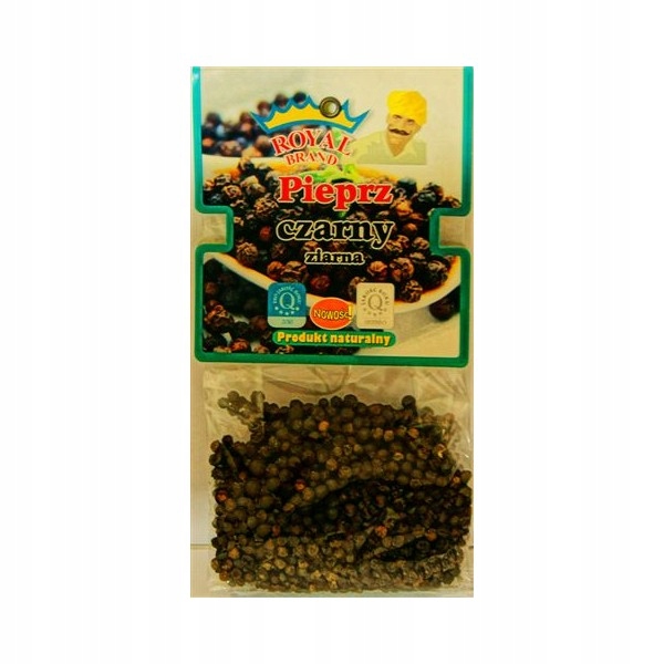 5 x Royal Brand pepř Černé zrno, velké balení, 60 g