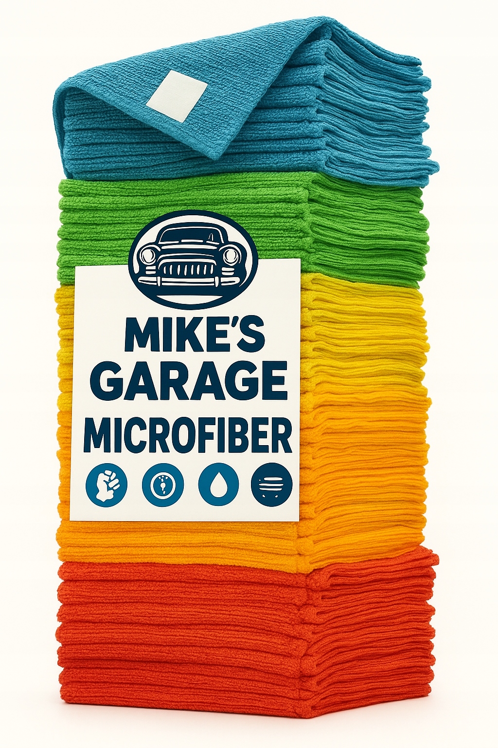 10x Mikrofibra do sprzątania auta domu ściereczka ścierka kuchenna 24x24