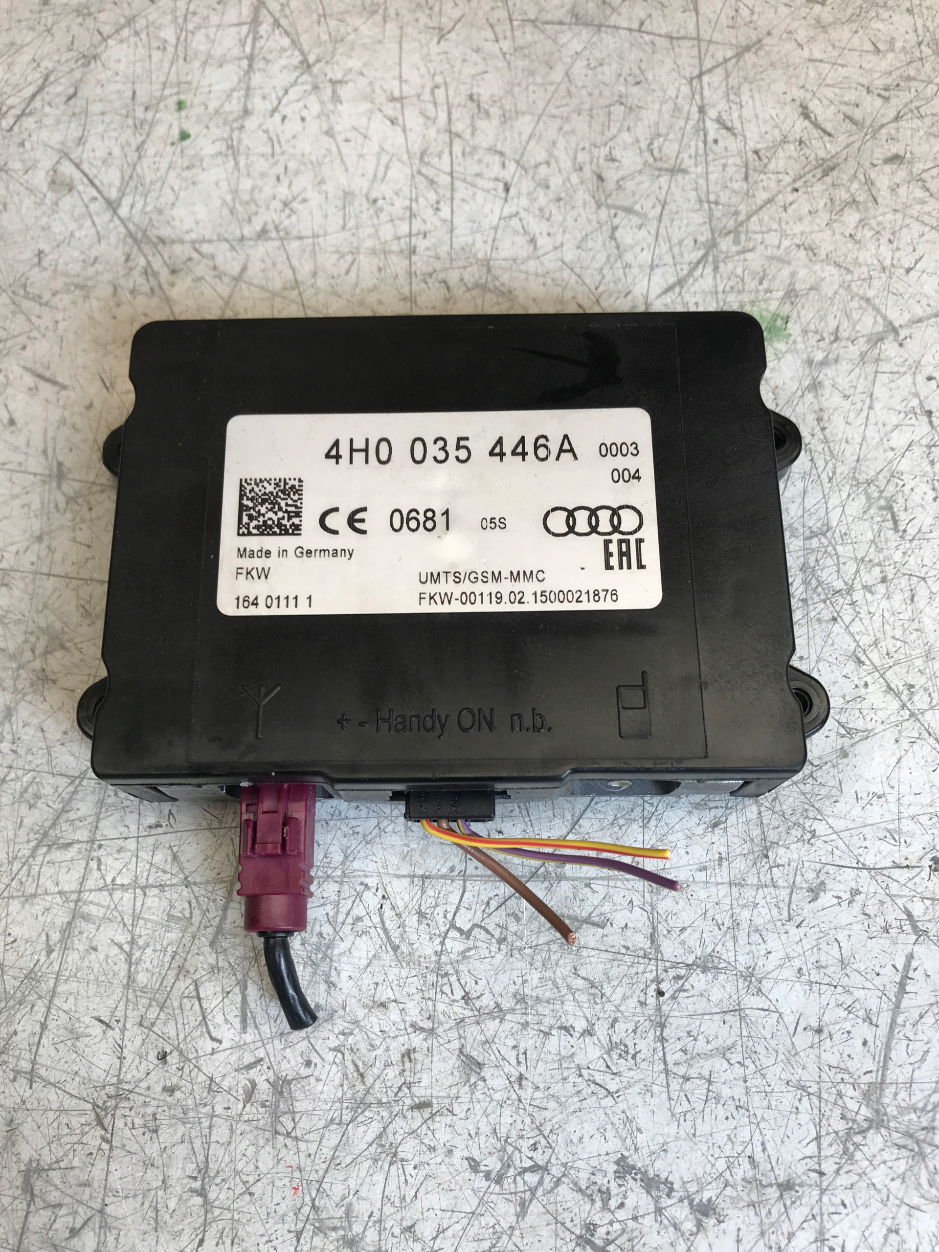 Module BLUETOOTH AUDI A4 B8 LIFT 4H0035446A