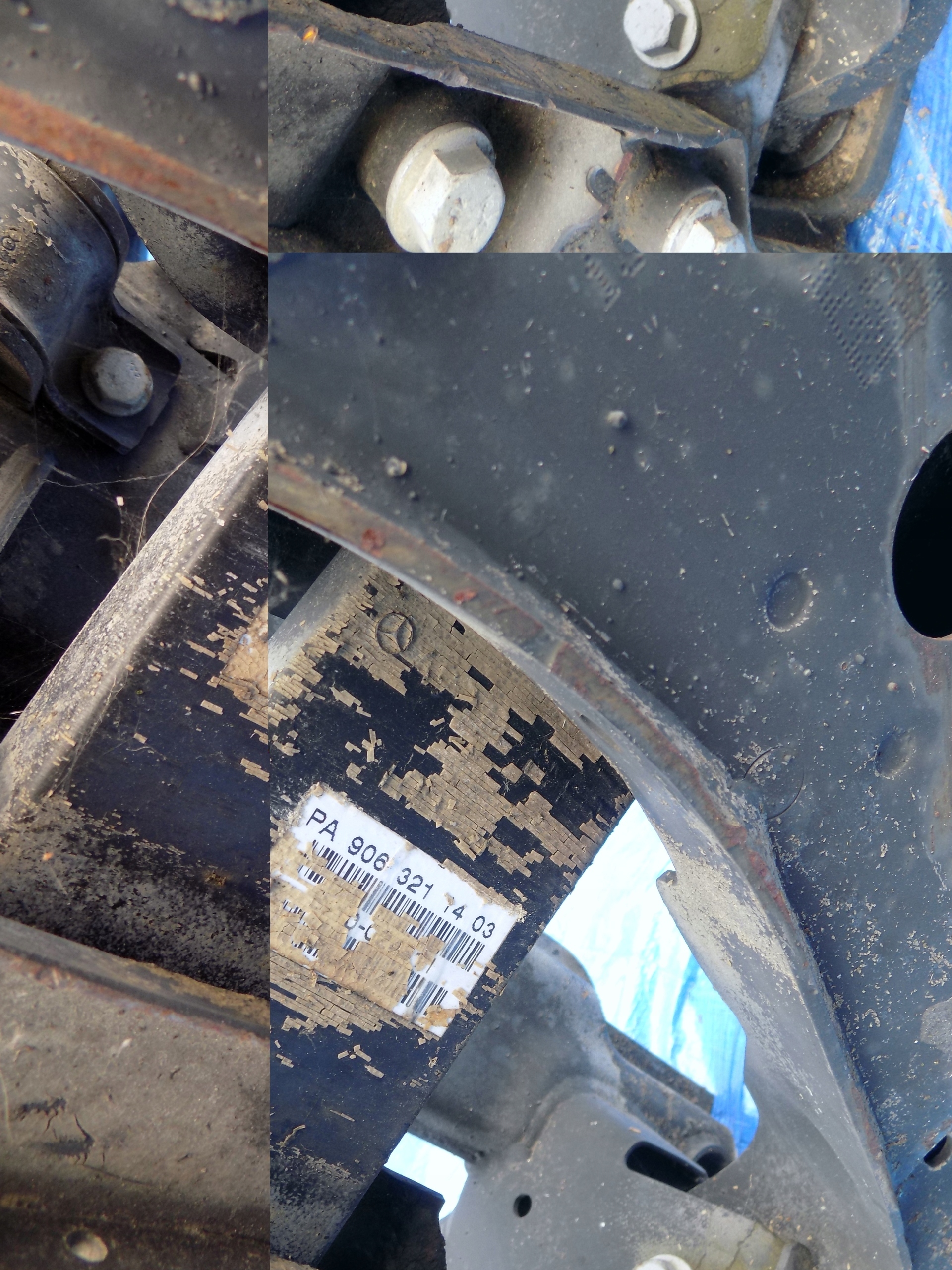 axle beam subframe axle beam MERCEDES SPRINTER 906 2,2CDI