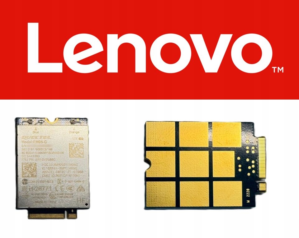 Modem Wwan LTE/5G Lenovo ThinkPad L14/L15/T16 EM05-G 5W10V25860