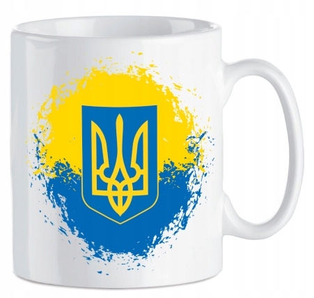

Kubek ceramiczny Wolna Ukraina Herb Godło Ukrainy