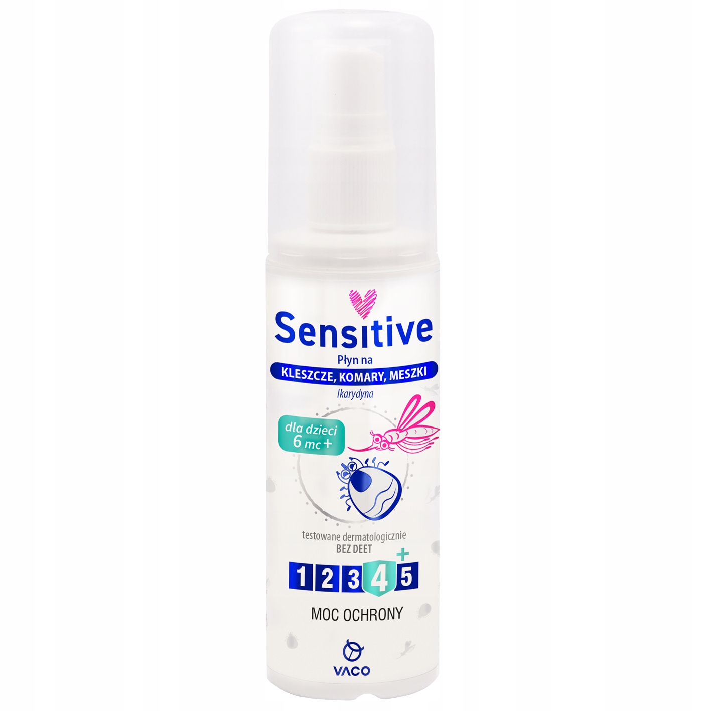 

Płyn na Komary Vaco Sensitive dla dzieci 6mc+ 80ml