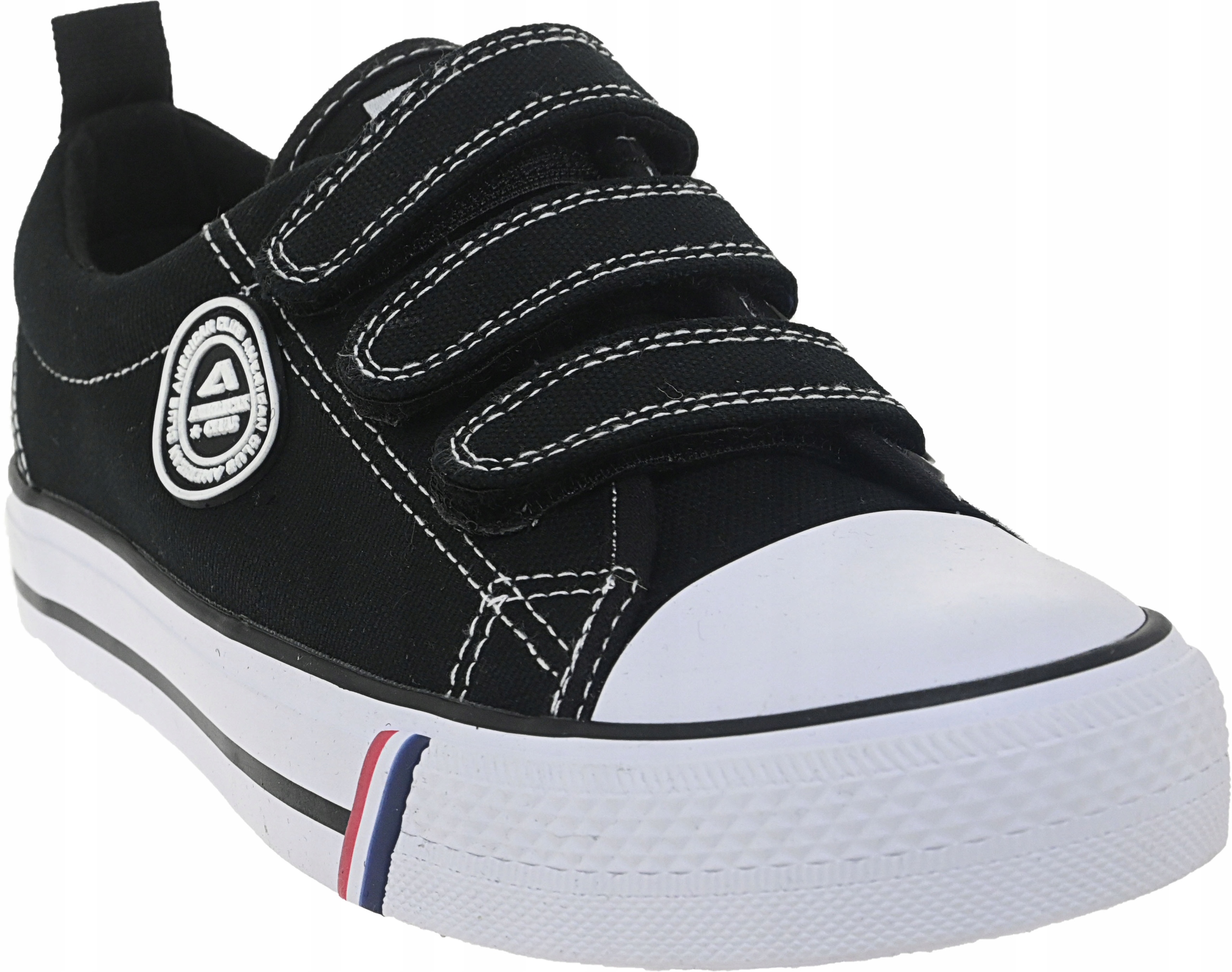 

American Club Lh 31 Czarne Trampki Tenis Rzepy r36