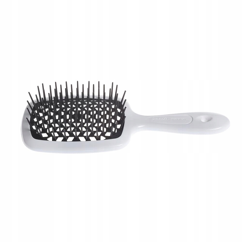 Janeke Superbrush Kadeřnický kartáč na rozčesávání vlasů Bílo-černý