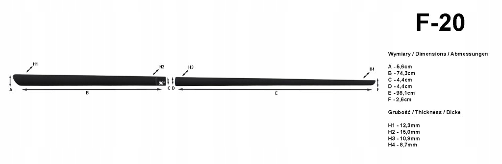 Ochranné Boční Lišty Dveří Volvo S60 2011-2018