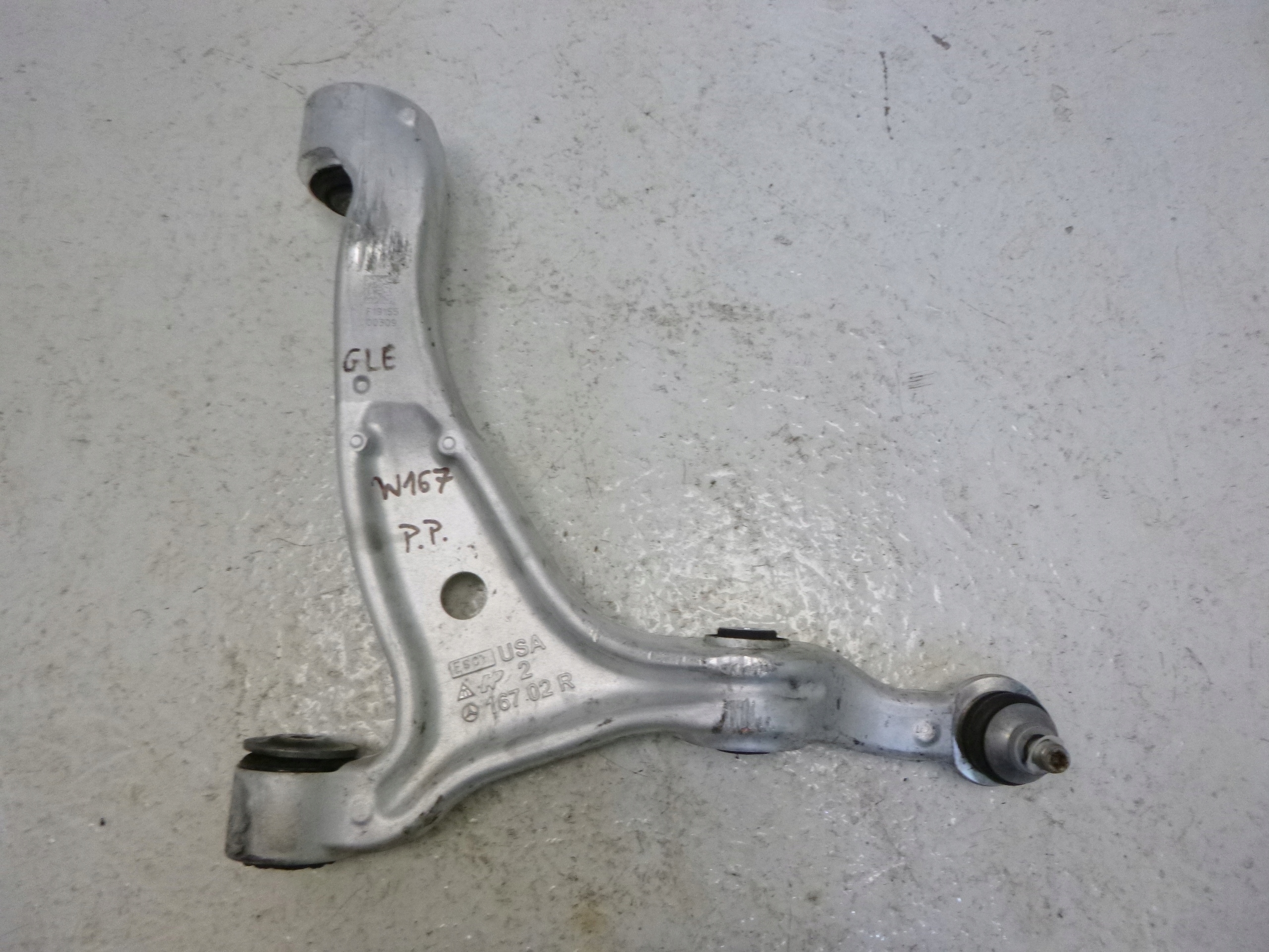 MERCEDES GLE GLS W167 arm right front lower