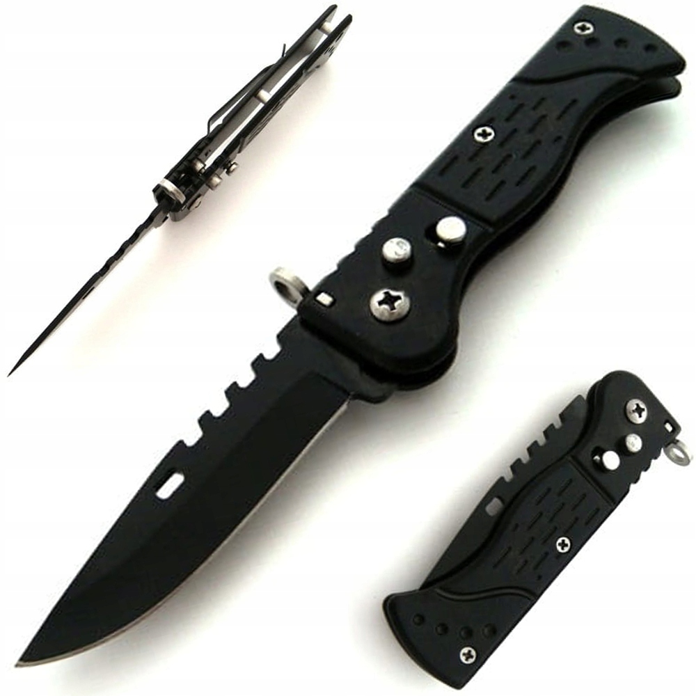 

Nóż Sprężynowy Składany Scyzoryk Taktyczny Automat