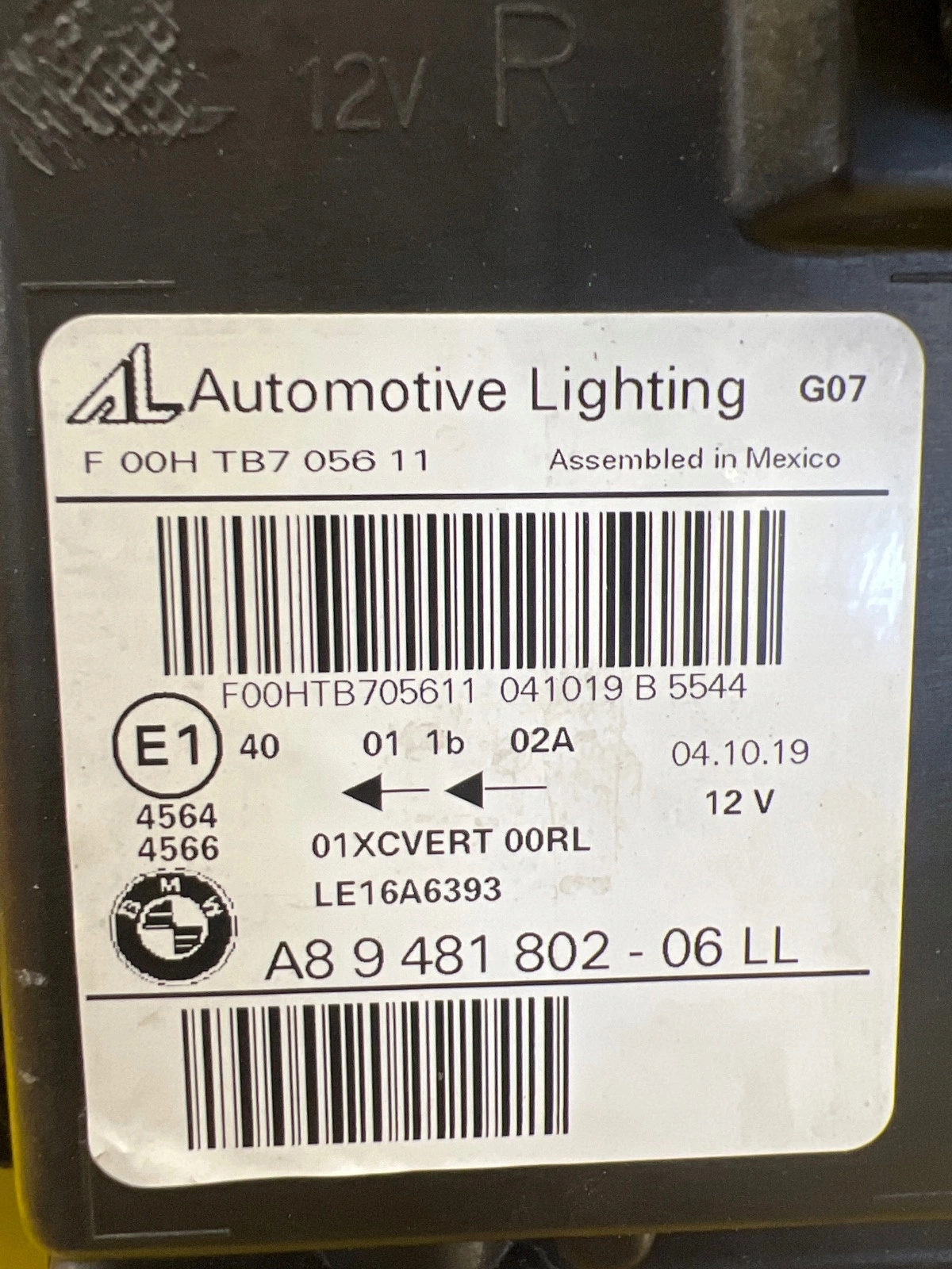 light right front BMW X7 G07 Laser 9481802-06