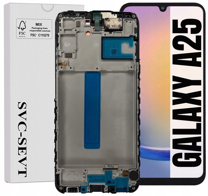 Displej Pro Samsung Galaxy A25 A256 Originál Oem Obrazovka +rámeček