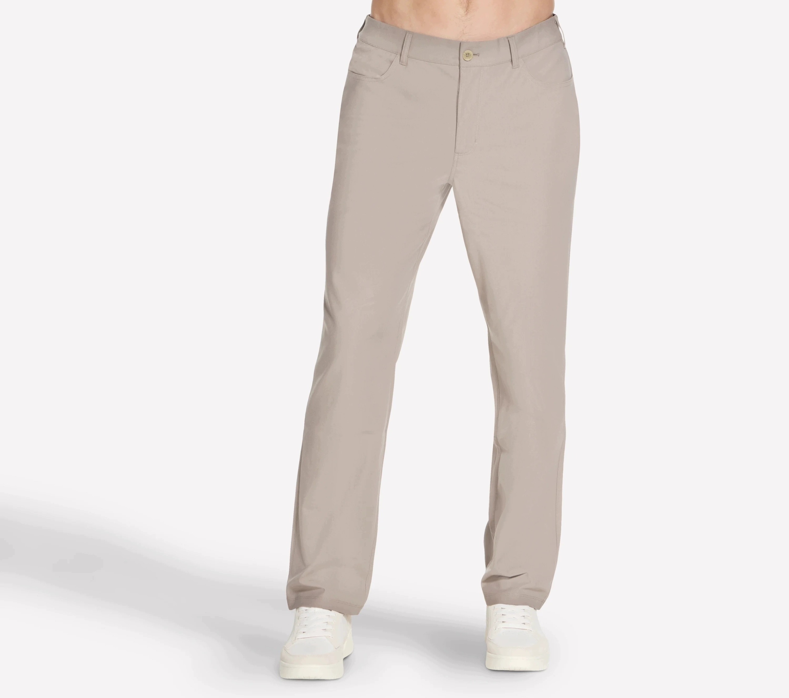 Pánské kalhoty Skechers Premium 5 Pocket Pant Classic světle šedá PT380 L