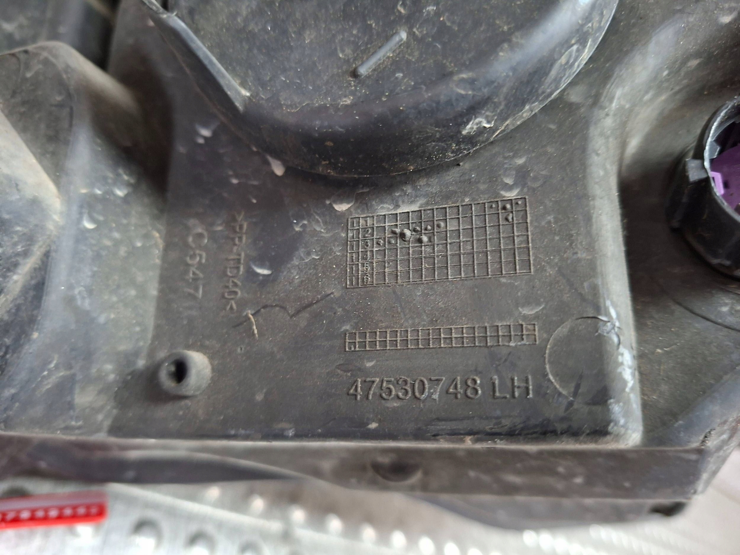 light left front FIAT 500L 2012