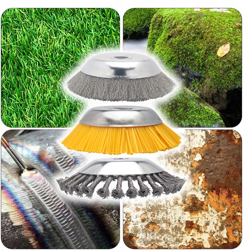 SZCZOTKA NYLON/WŁÓKNA/DRUTU DO KOSY SPALINOWEJ DO BRUKU KOSTKI CHWASTY EAN (GTIN) 0882696060397