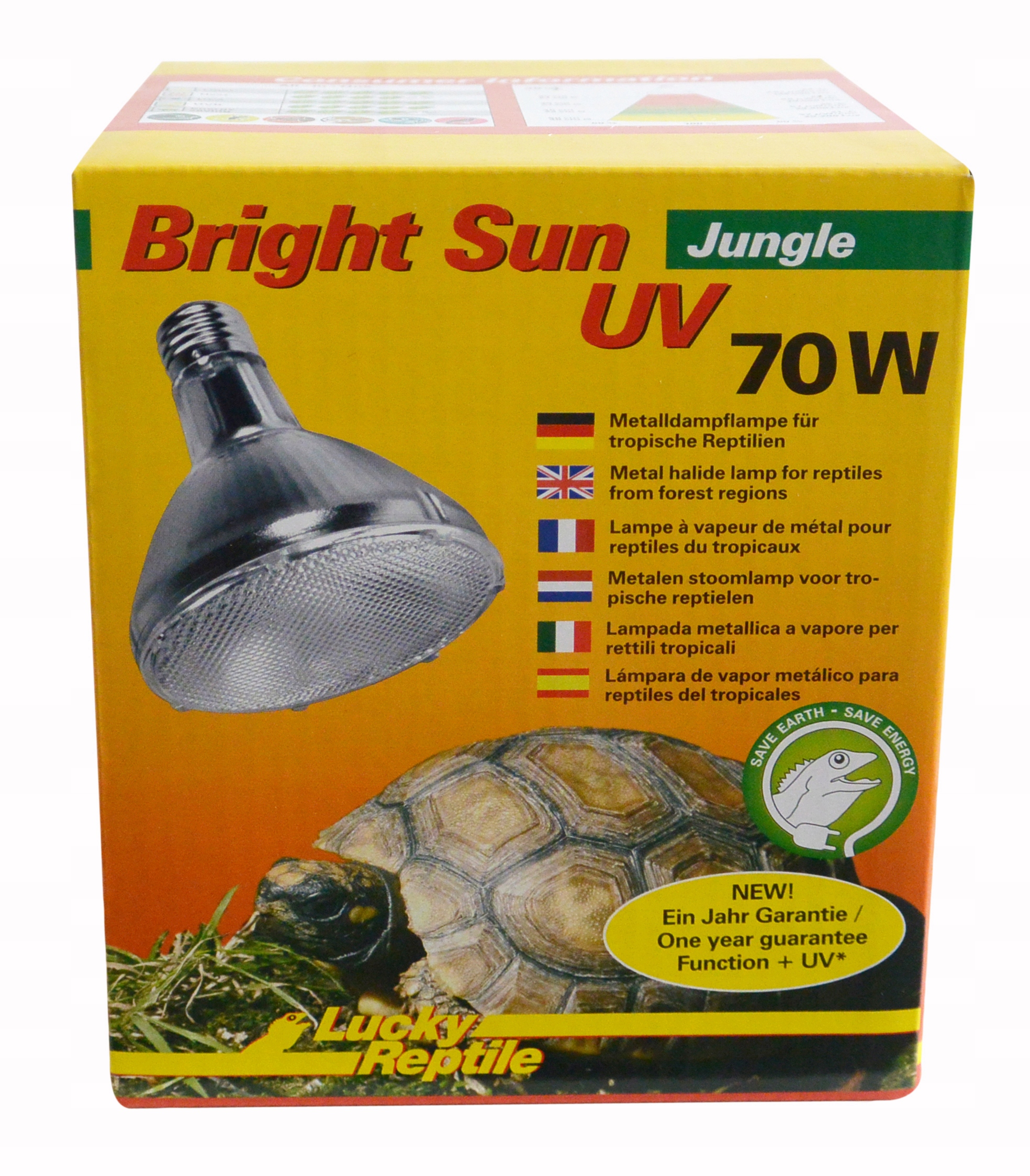 Lucky Reptile Metahalogen70W Jungle Uvb lampa 3v1 pro chameleona, želvu