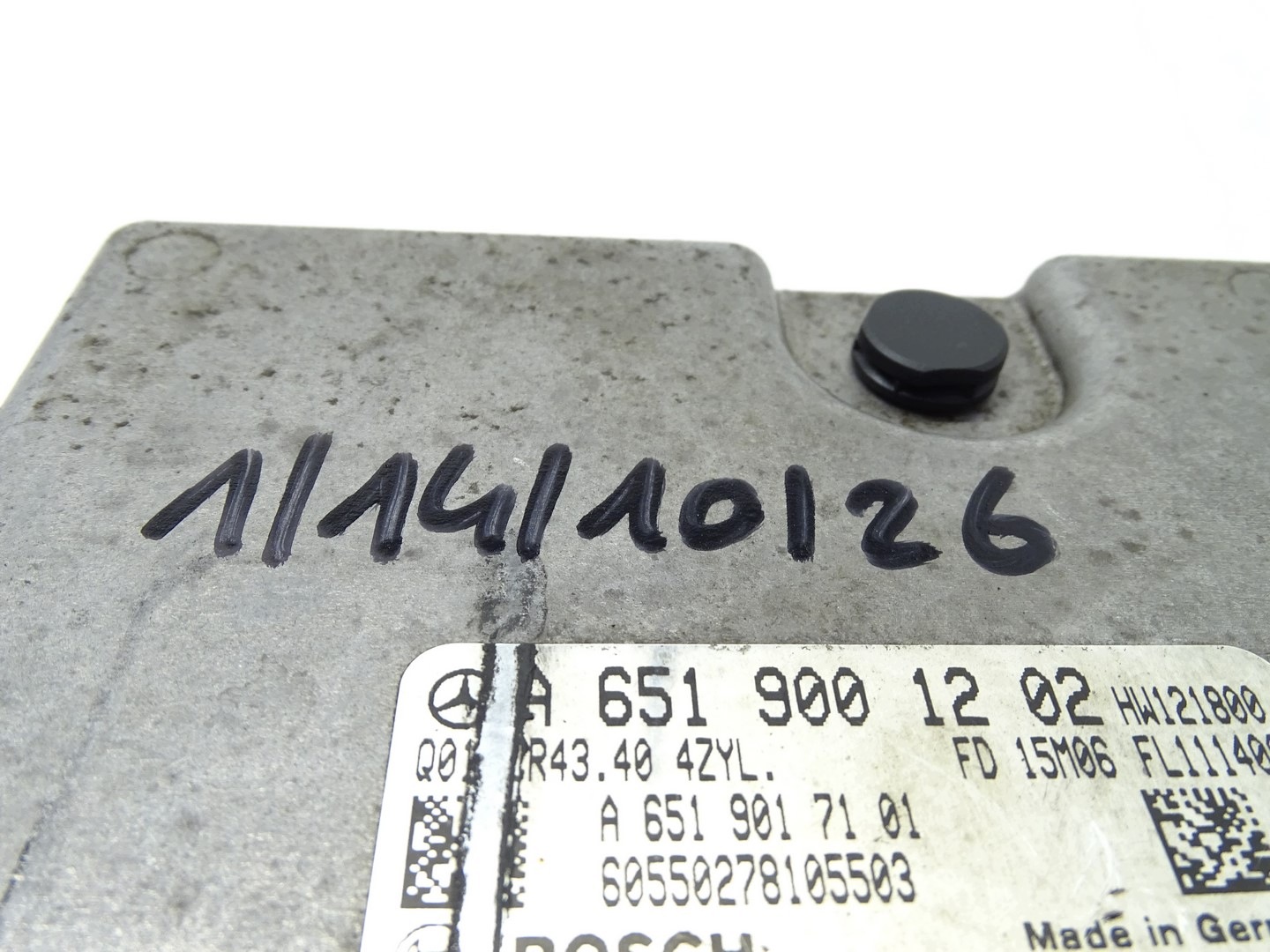 unité de commande électronique uce ordinateur moteur ECU MERCEDES ML W166 CDI A6519001202